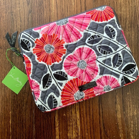 NWT Vera Bradley Tablet Sleeve Cheery Blossoms Cherry computer case - Picture 2 of 11